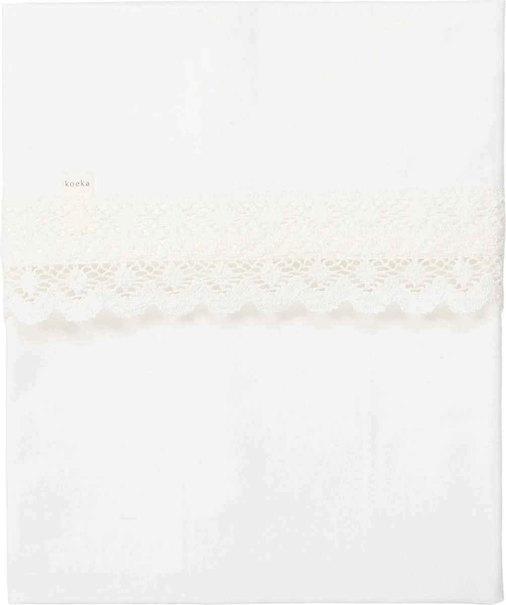 Koeka Ledikantlaken Crochet - Katoen - Wit