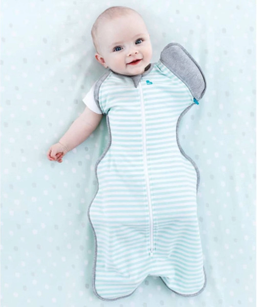 Love To Dream™ Babyslaapzak Swaddle Up™ - Inbakeren Afbouwen - Baby 6-9 Maanden - 8.5-11 Kg - All Season - Mint - Afbeelding 3