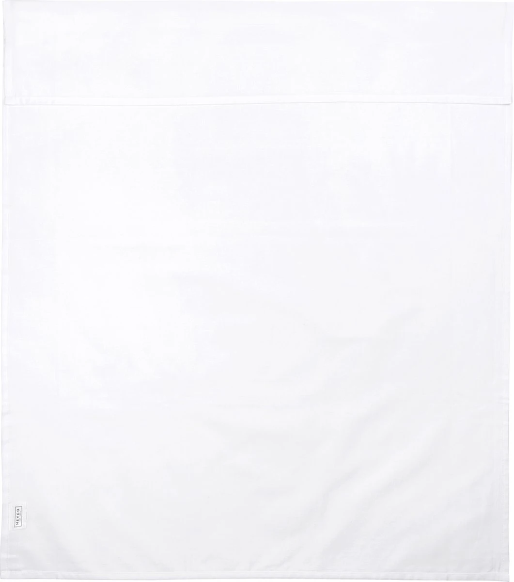 Meyco Uni Wieglaken - 2-pack - White - 75x100cm - Afbeelding 4