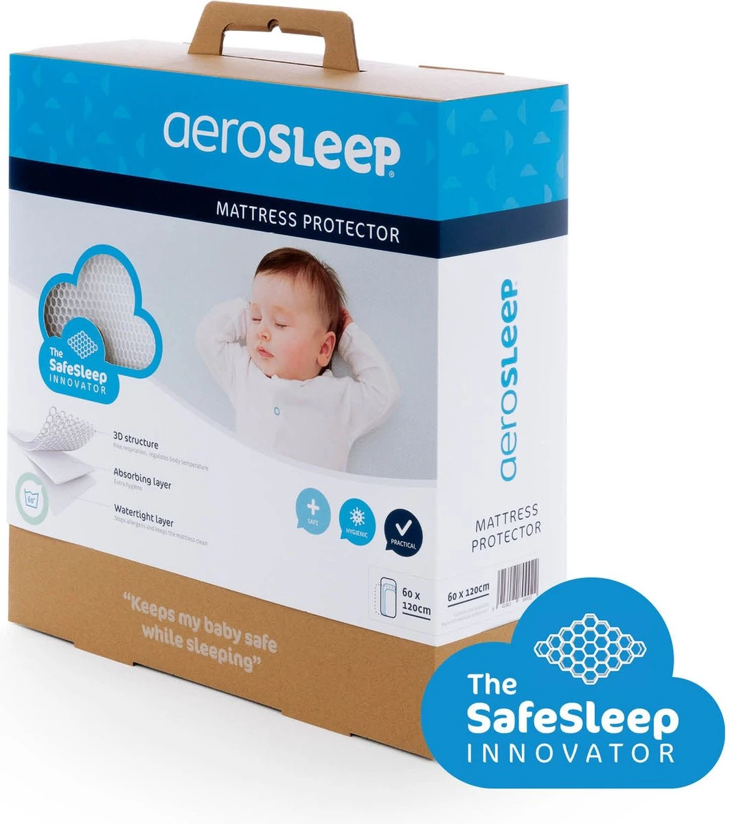 AeroSleep® Matrasbeschermer - Wieg - Chicco Next 2 Me - 83 X 50 Cm - Afbeelding 5