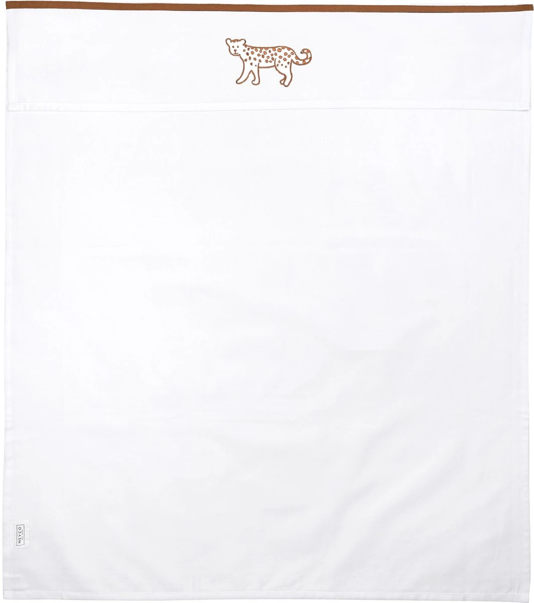 Meyco Cheetah Animal Wieglaken - Camel - 75x100cm - Afbeelding 5