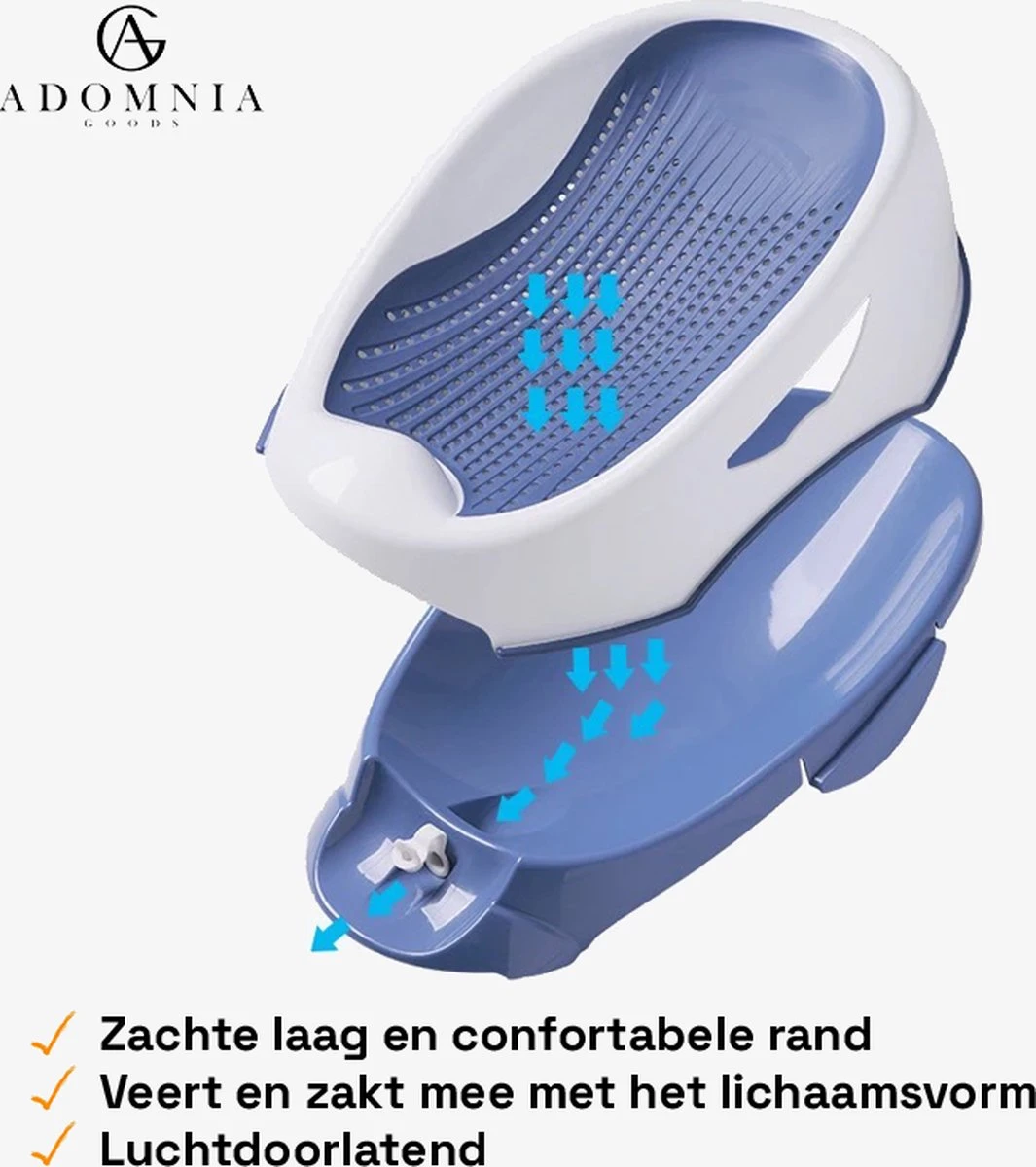 AdomniaGoods - Baby Bad - Pas Geboren Babybadje - Roze - Afbeelding 2