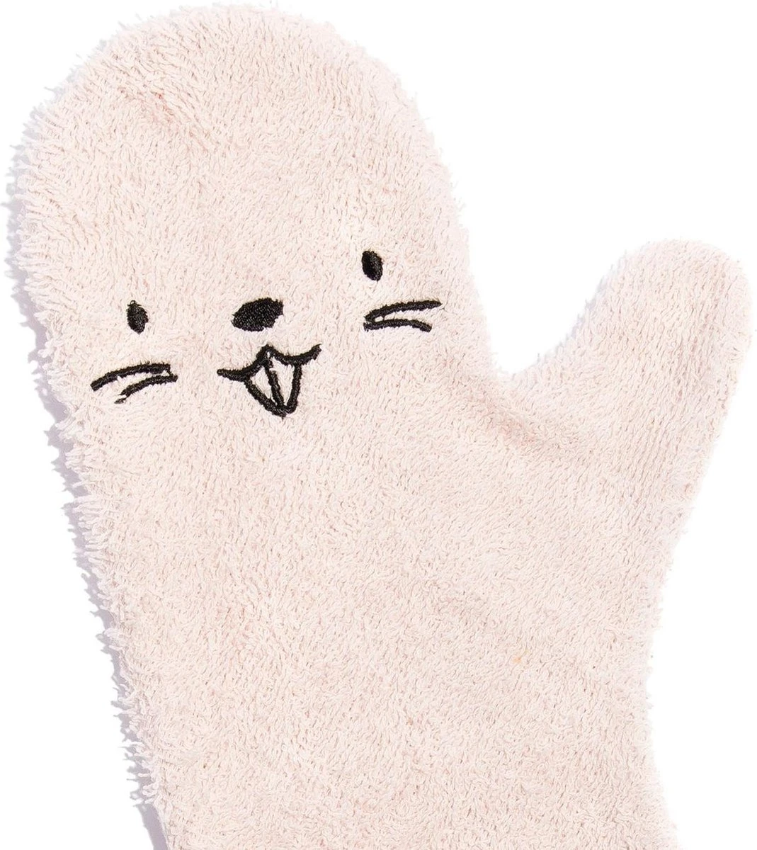 Invented 4 Kids - Douche Washandje - Washandjes - Roze Bever - Afbeelding 3