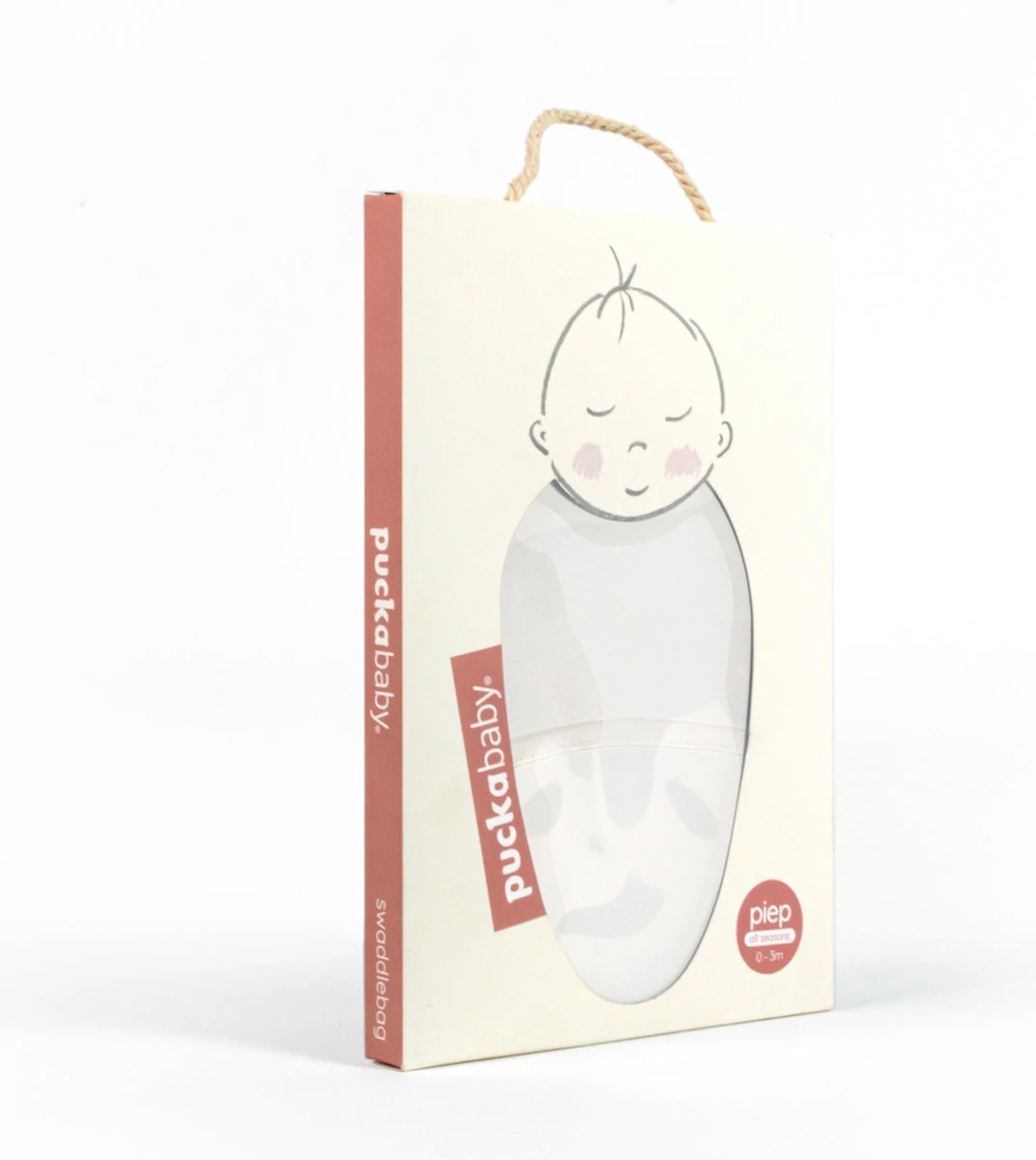 Puckababy Inbakerslaapzak Original Piep 0-3 Maanden - Pure - Afbeelding 5