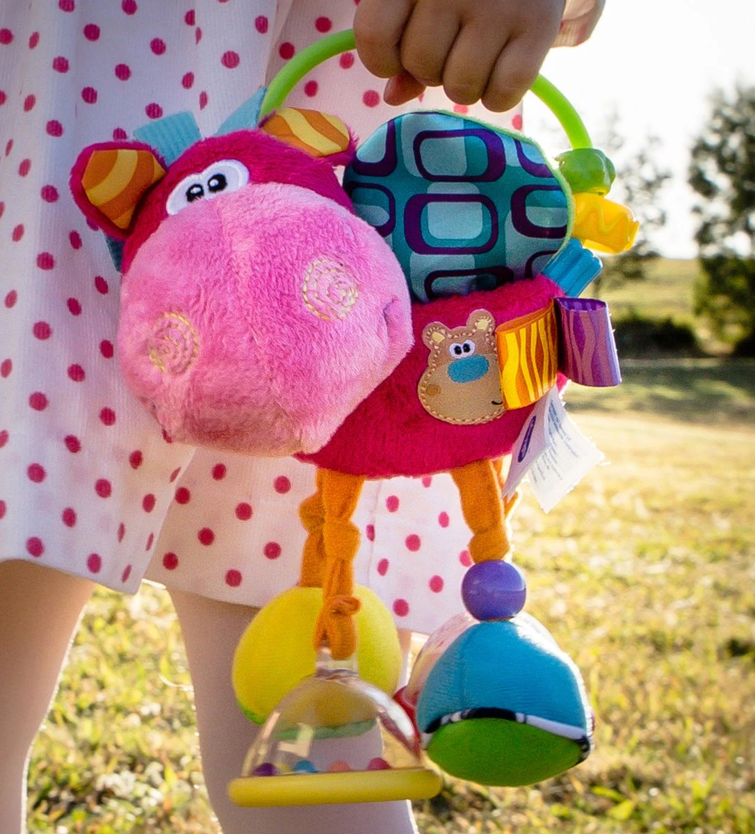 Playgro Clip Clop Rammelaar - Roze - Activiteitenspeeltje - Kraamkado - Afbeelding 16