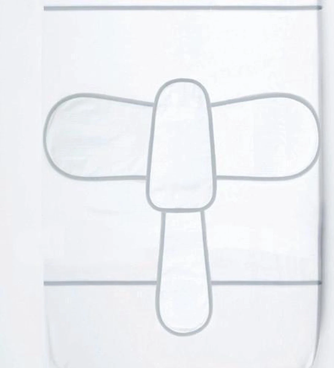 Snoozzz - Kinderwikkel Te Gebruiken Met De Snoozzz Slaapwikkel - Wit/Grijs - 6 Maanden+ - Afbeelding 3