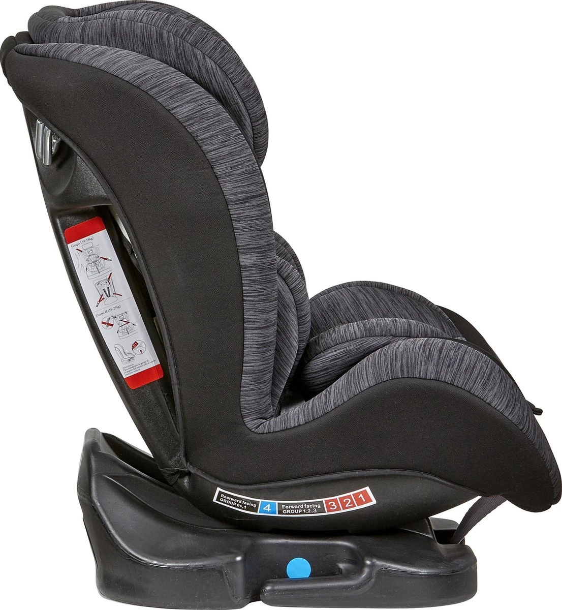Novi Baby® - Autostoel - Tobias Pro - Black /Grey - (0-36kg) - Afbeelding 4