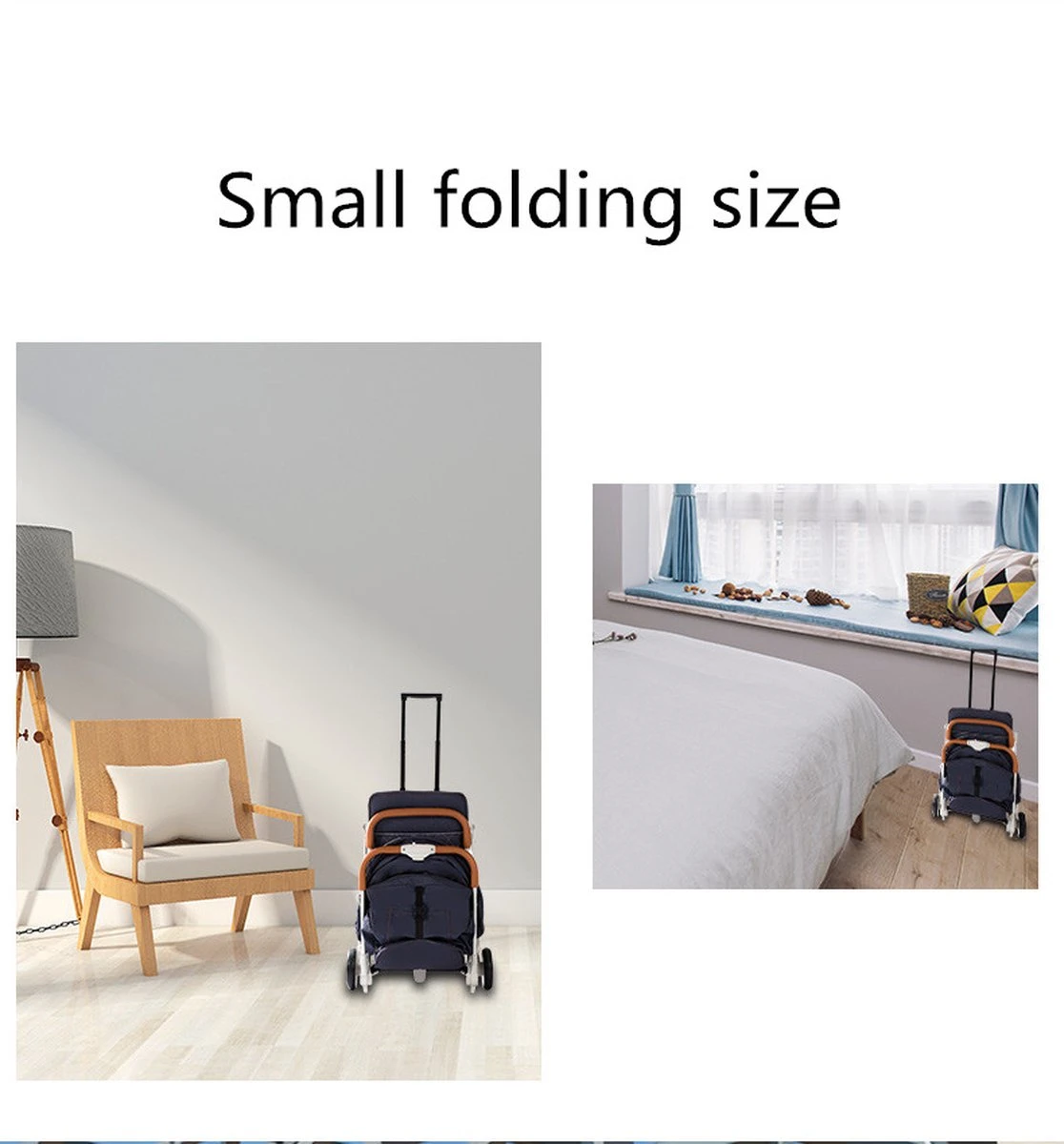 WOOSH New Buggy - Antraciet - One Hand Folding - 3 Slaapstanden - Wandelwagen Tot 25 Kg - Gratis Extra's - Afbeelding 12