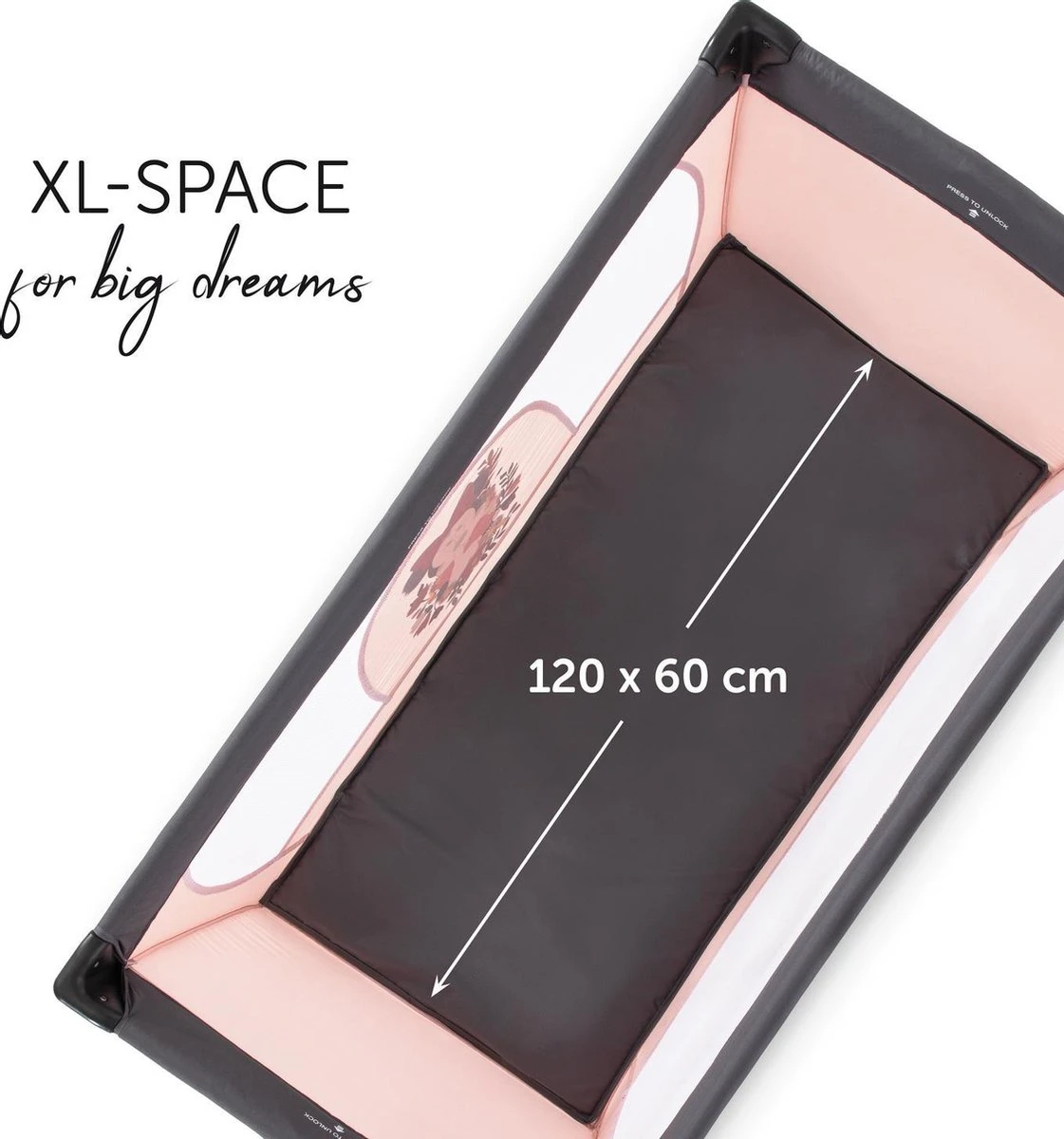 Hauck Dream'n Play Campingbedje - Minnie Sweetheart - Afbeelding 3