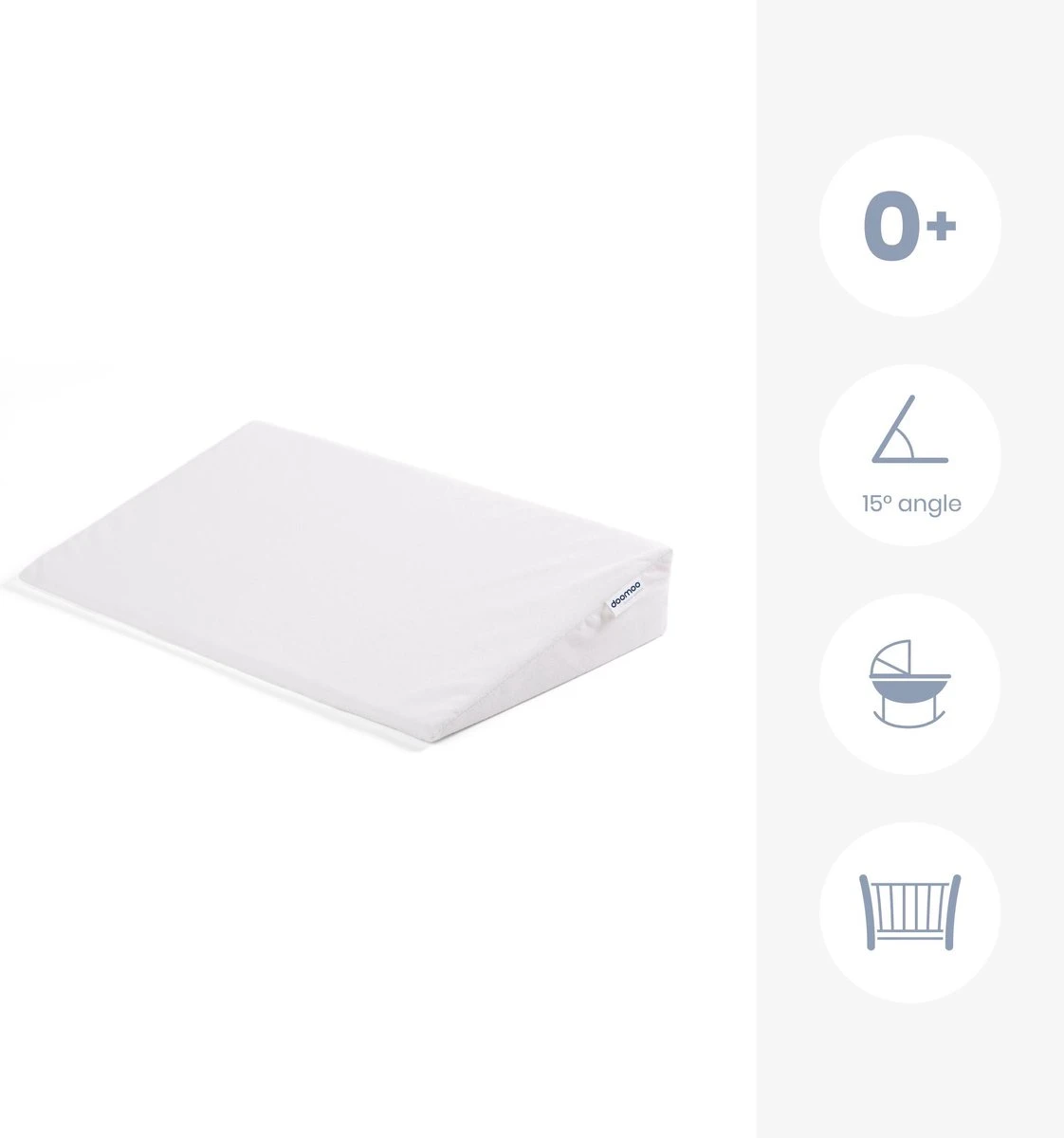 Doomoo Basics - Hellend Vlak - Reflux Kussen - Rest Easy Large - Afbeelding 3