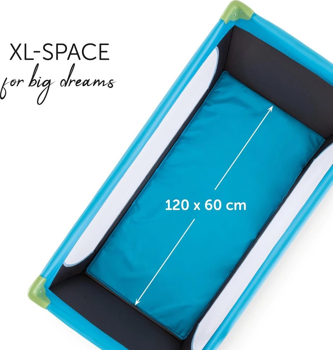 Hauck Dream N Play Campingbedje - Waterblue - Afbeelding 3