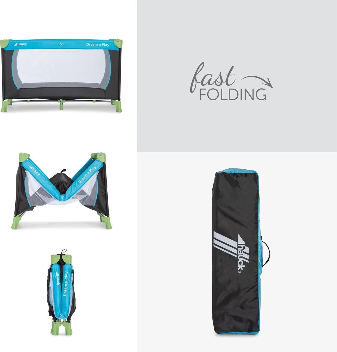 Hauck Dream N Play Campingbedje - Waterblue - Afbeelding 5