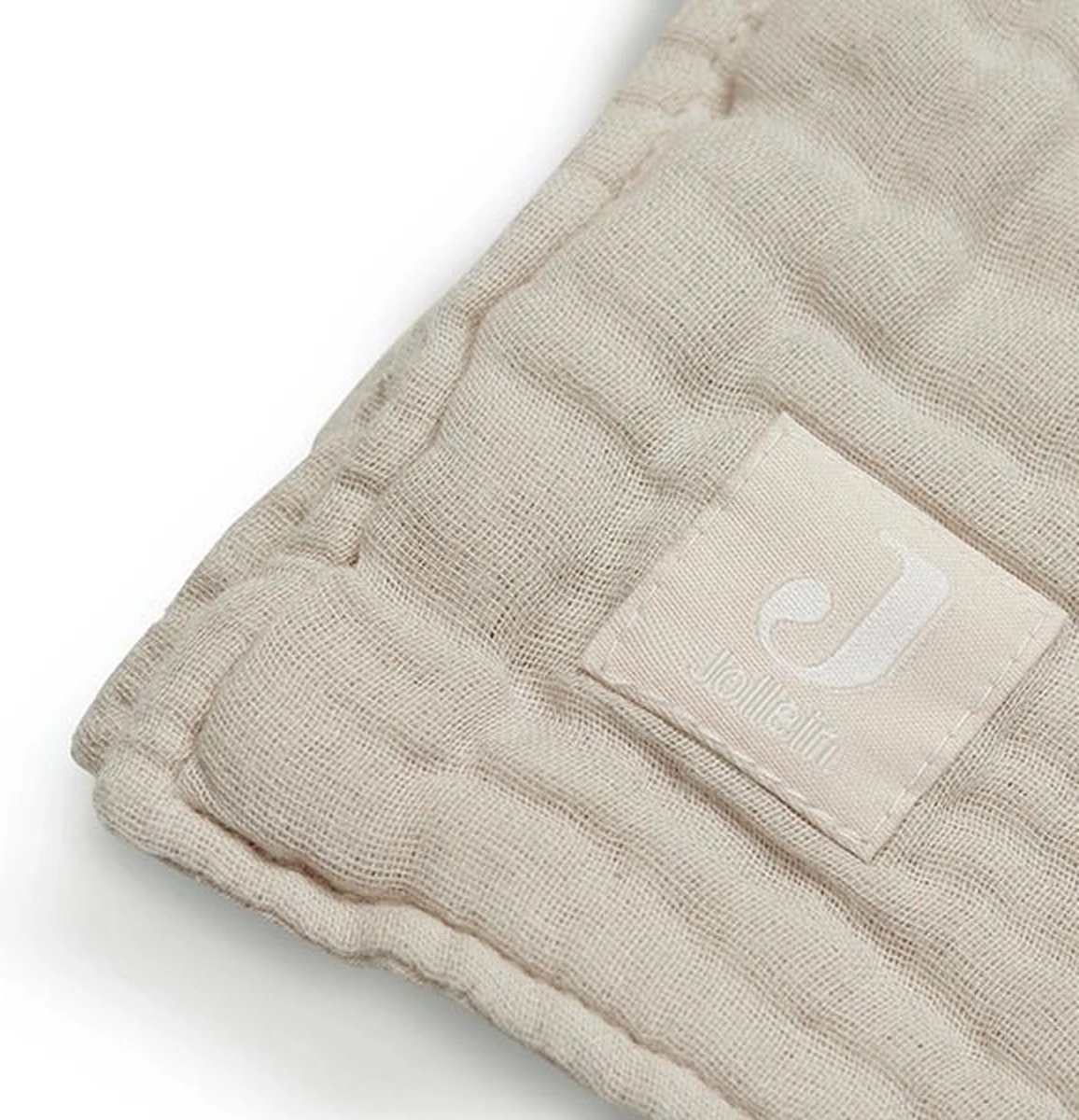 Jollein Baby Deken Wieg 75x100cm Wrinkled - Nougat - Afbeelding 20