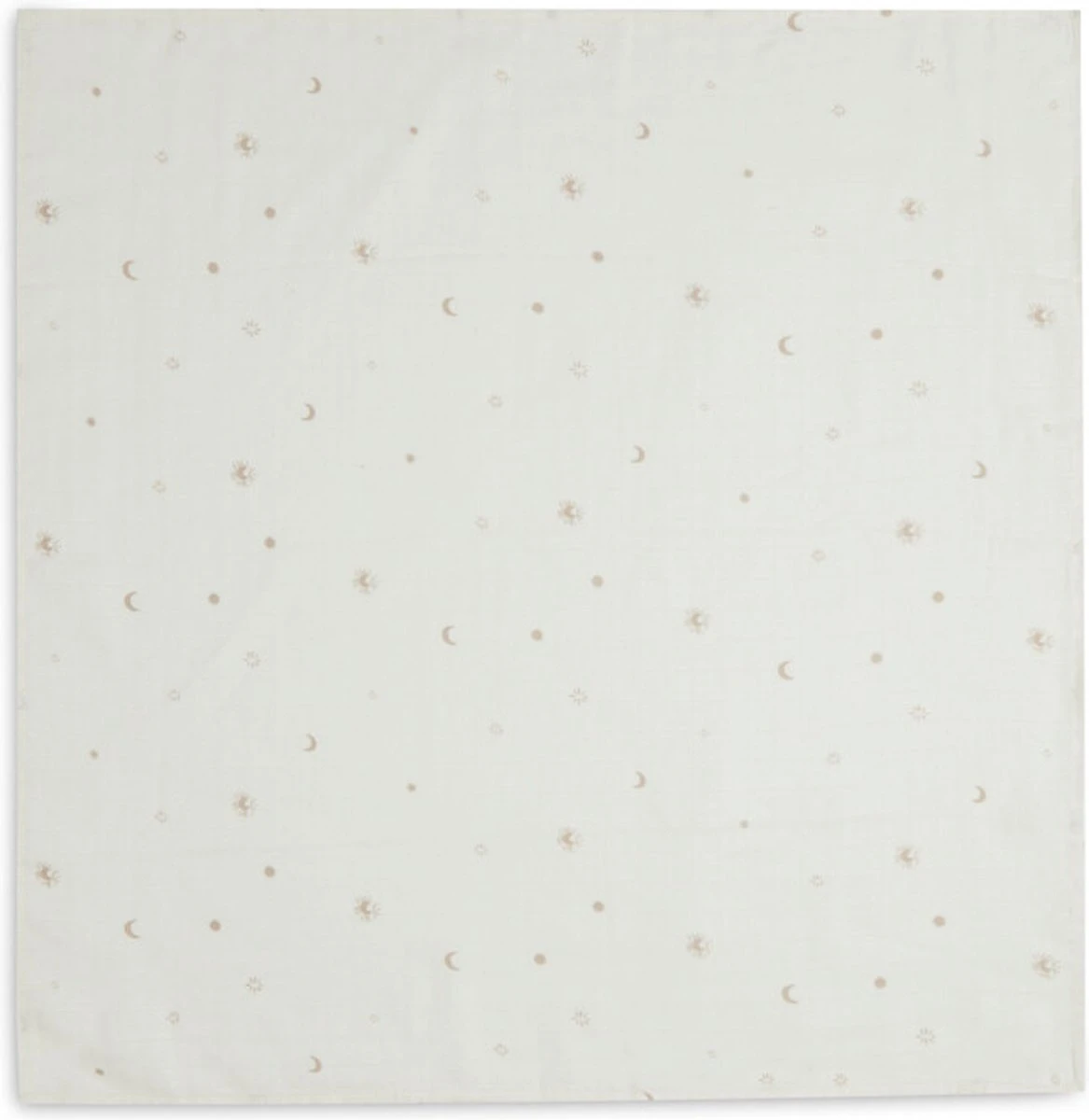 Jollein Hydrofiele Doek Small 70x70cm Stargaze - Biscuit - 3 Stuks - Afbeelding 6