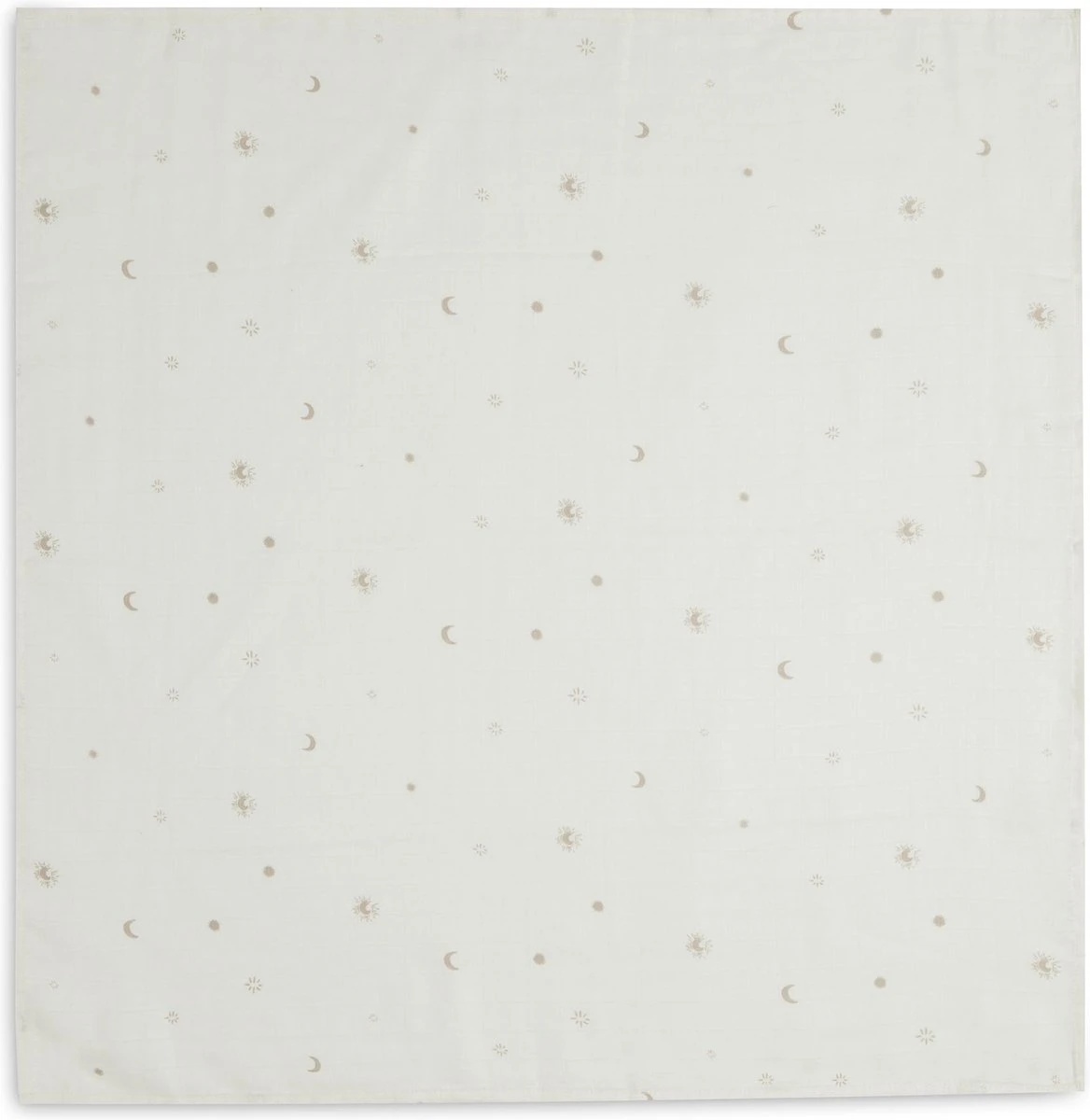 Jollein Hydrofiele Doek Small 70x70cm Stargaze - Biscuit - 3 Stuks - Afbeelding 4