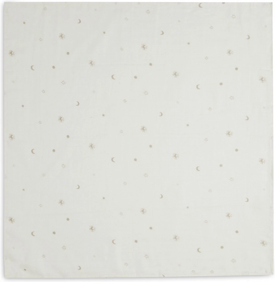 Jollein Hydrofiele Doek Small 70x70cm Stargaze - Biscuit - 3 Stuks - Afbeelding 7