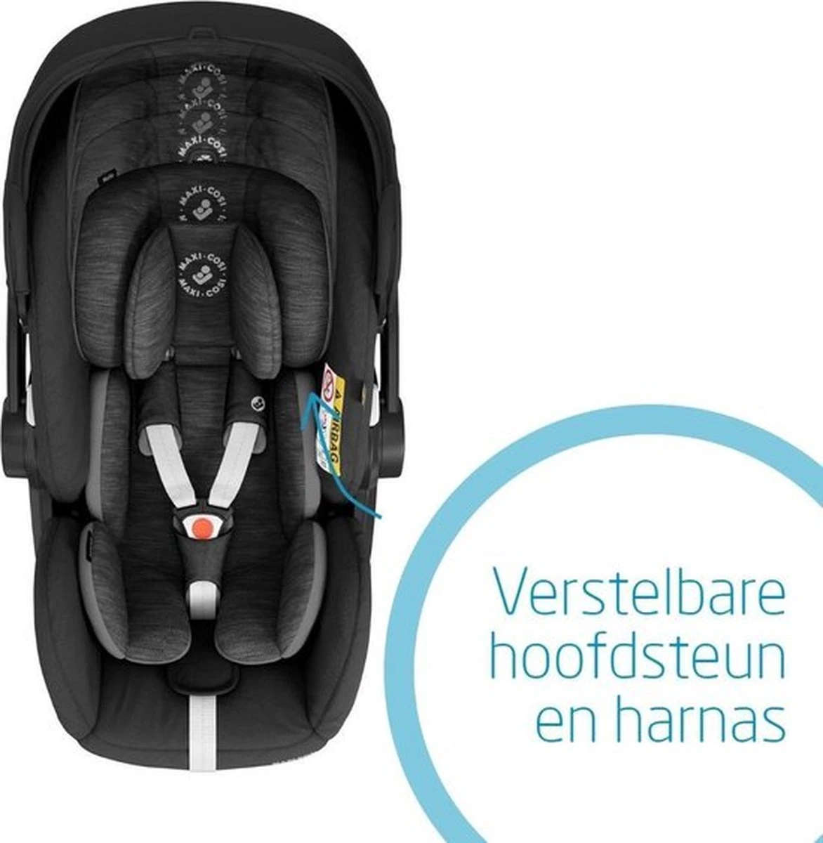 Maxi-Cosi Marble I-Size Autostoeltje Inclusief Base - Essential Black - Afbeelding 2