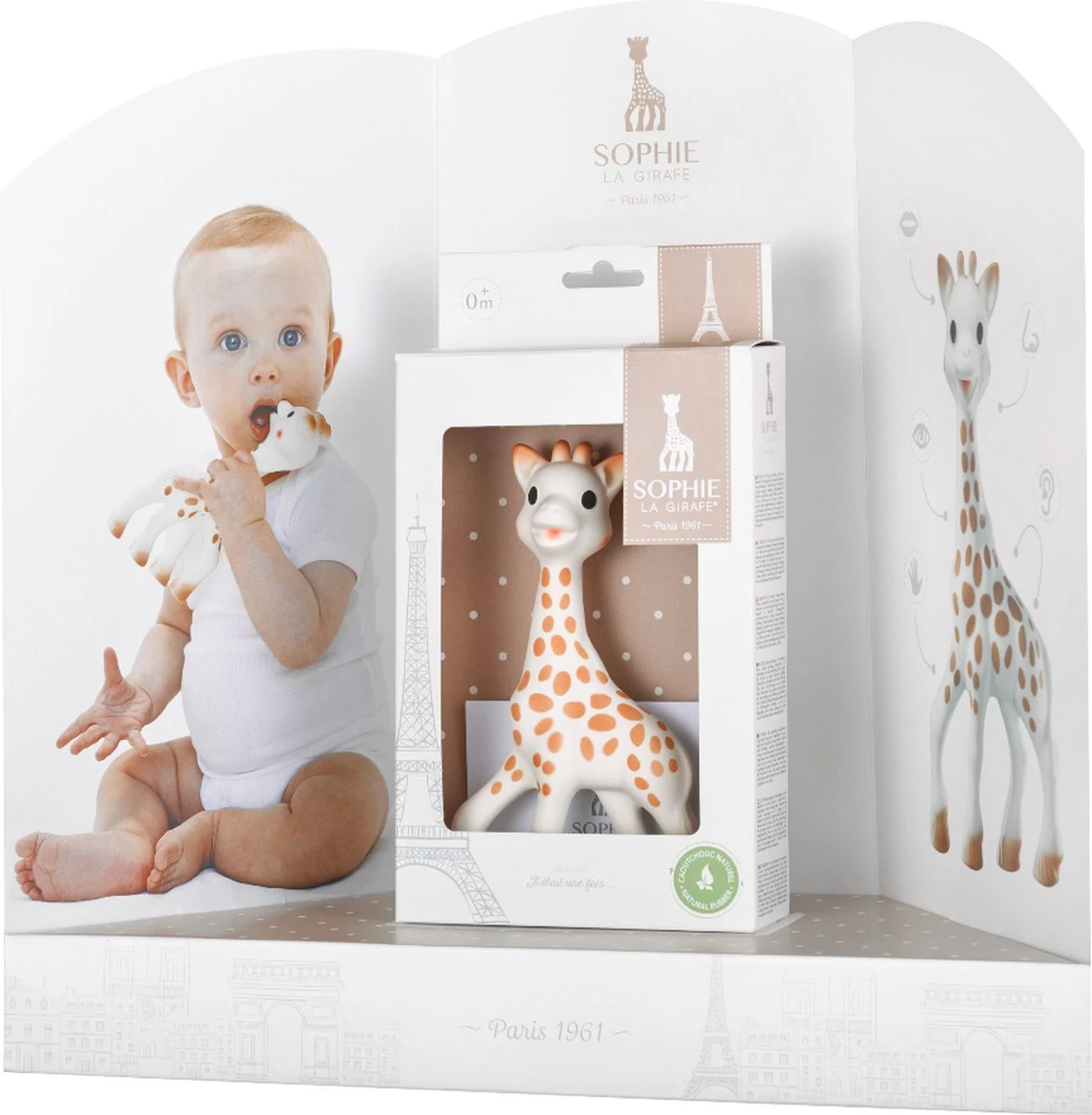 Sophie De Giraf - Bijtspeeltje - In Witte Geschenkdoos - Afbeelding 2