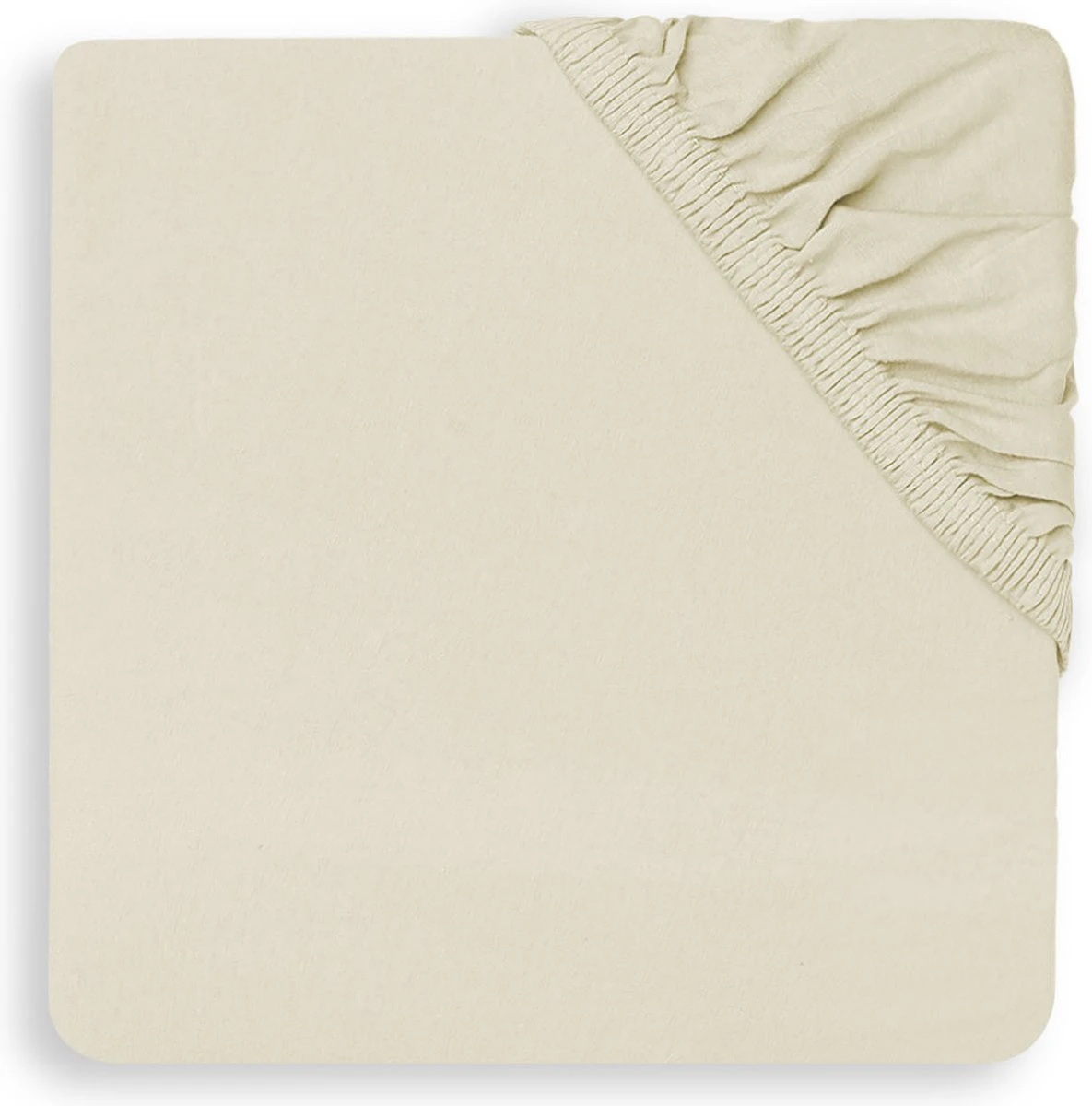 Jollein Baby Hoeslaken Wieg Jersey 40/50x80/90cm - Ivory - Afbeelding 2