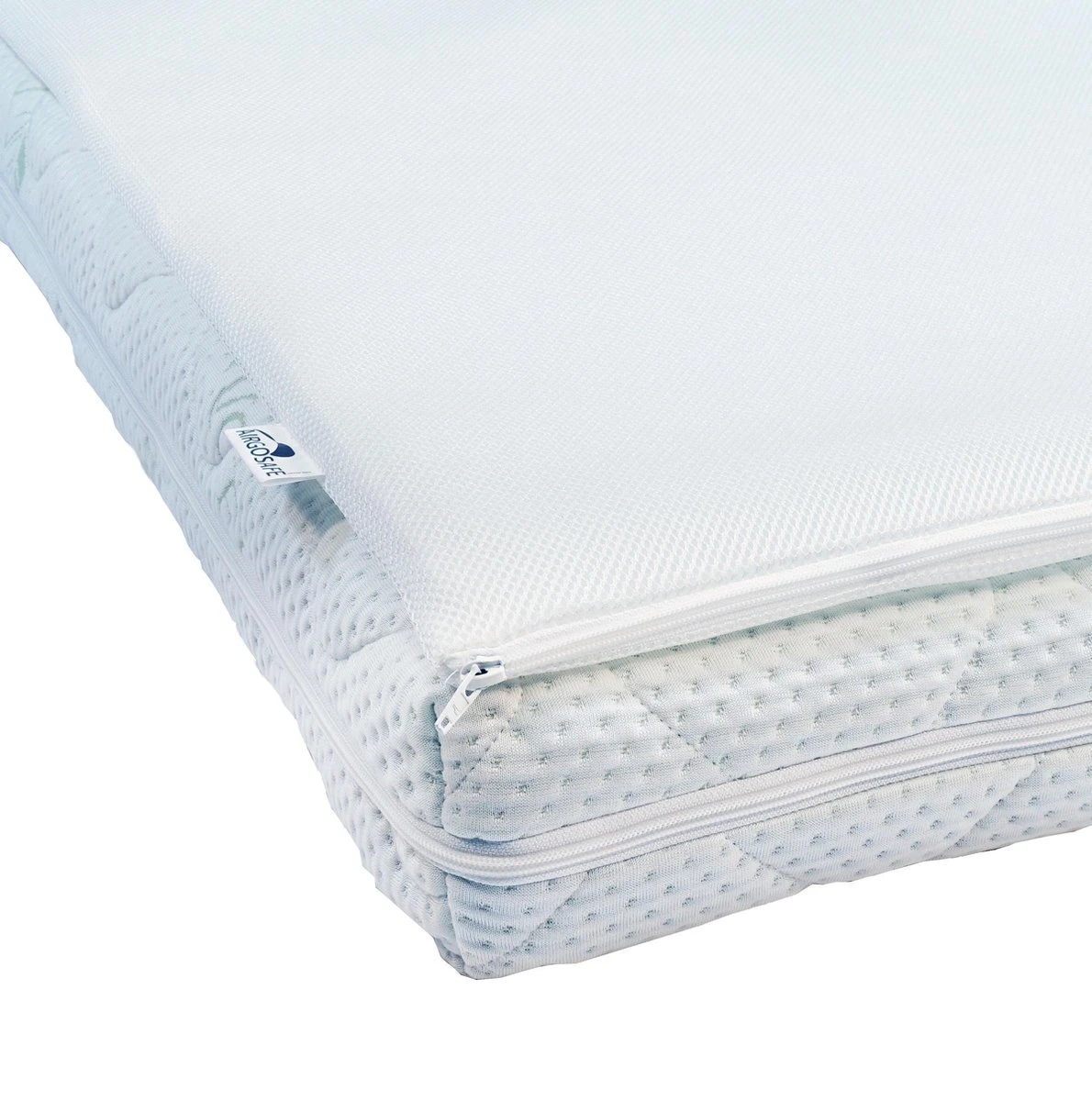 ABZ Baby Matras Combi Witte Panter Met Airgosafe Topper - 70x140 Cm - Afbeelding 3