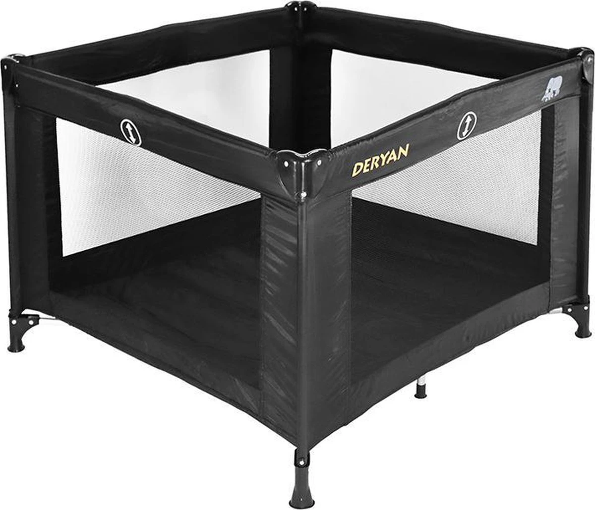 Deryan Kinderbox - Inklapbare Box - 100x100cm - Zwart