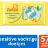 Zwitsal - Sensitive Snoetenpoetsers - Beestenboel - 1 X 57 Stuks - 57 Toetendoekjes
