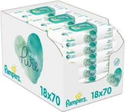 Pampers® Pampers Aqua Pure Billendoekjes – 1260 Doekjes