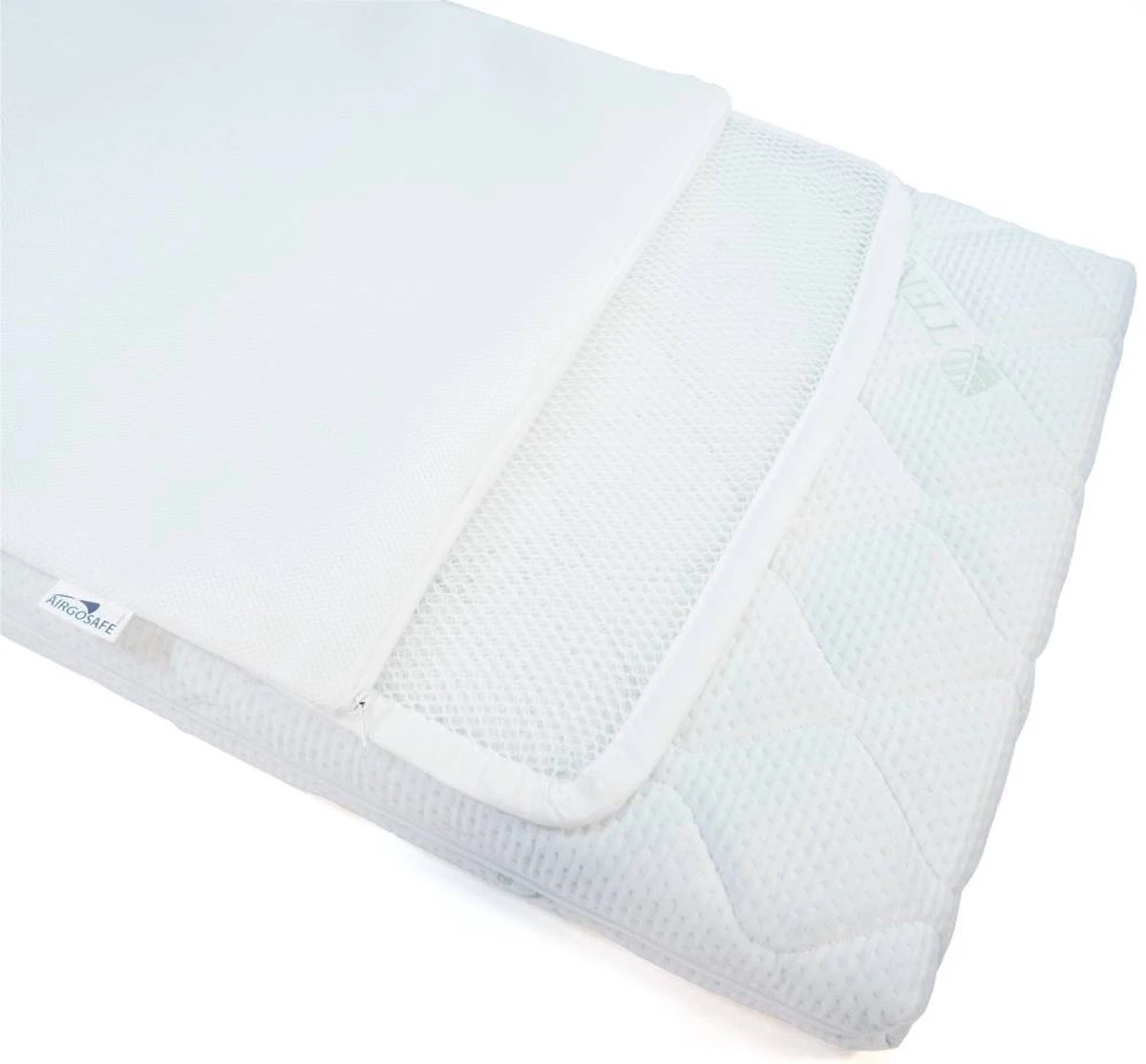 ABZ Babymatras Combi Witte Panter - Inclusief Topper Airgosafe - 60x120 Cm - Afbeelding 3