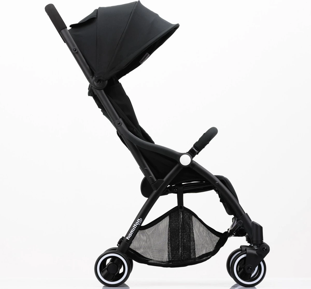 Hamilton By Yoop S1 Plus Buggy Met Monteerbare Zeno Plus Draagwieg - Nieuw En Hoger 2023 Model - Premium Budget Stroller Met One Hand Folding Technologie – Zwart - Licht, Verstelbaar, Wendbaar En Geschikt Van 0 Maanden Tot 4 Jaar – Inclusief Adapter - Afbeelding 12