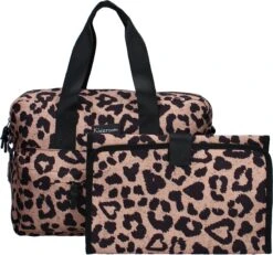 Kidzroom Gorgeous Luiertas - Bruin - Ophanglussen Kinderwagen - Verschoonmatje - Verstelbare Schouderband