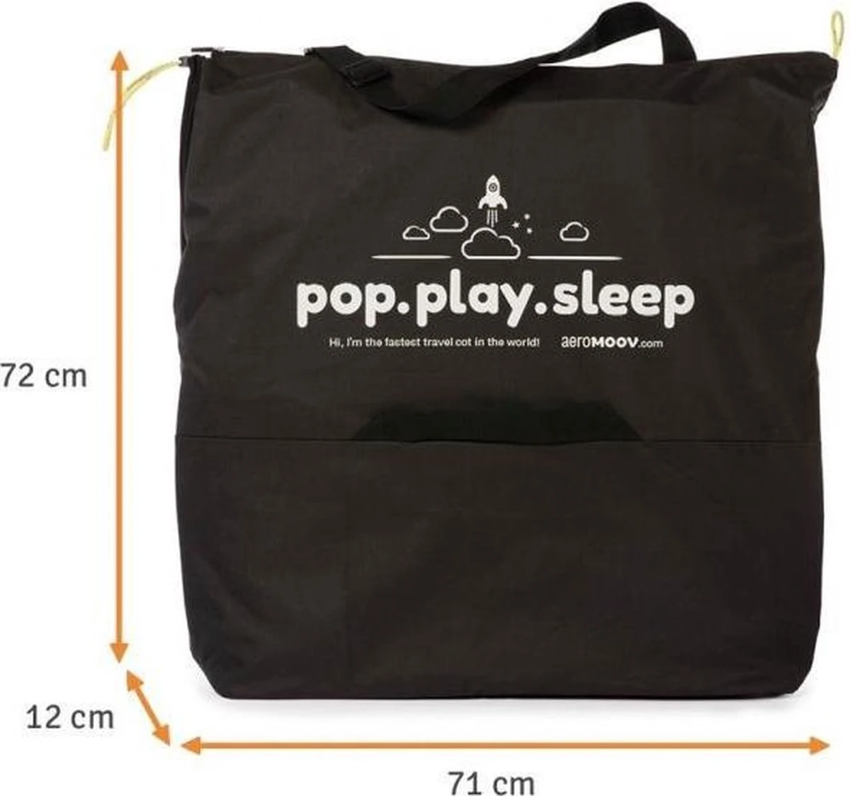 AeroMoov Instant Travel Cot Reisbed - Giraph Sky - Afbeelding 16