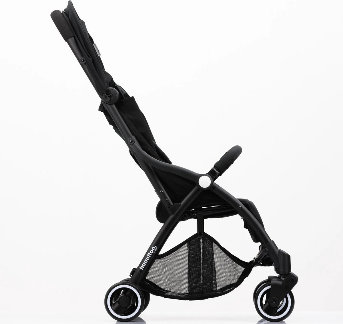 Hamilton By Yoop S1 Plus Buggy – Nieuw En Hoger 2023 Model – Premium Budget Stroller Met One Hand Folding Technologie – Zwart/Antraciet – Lichte, Verstelbare En Wendbare Kinderwagen Met Vele Gemakken - Afbeelding 8