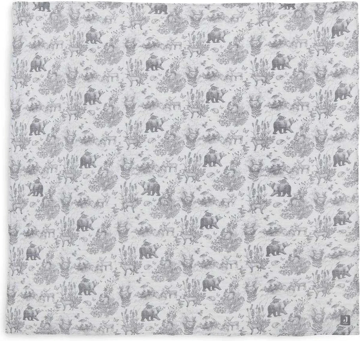 Jollein Hydrofiele Doek 115x115cm Pimpelmees - Forest Animals - Afbeelding 10