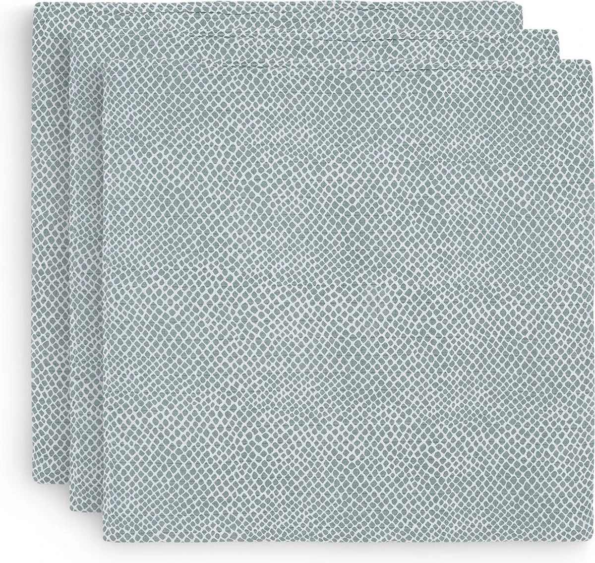 Jollein Hydrofiel Multidoek Snake 70x70cm - Ash Green - 3 Stuks - Afbeelding 18