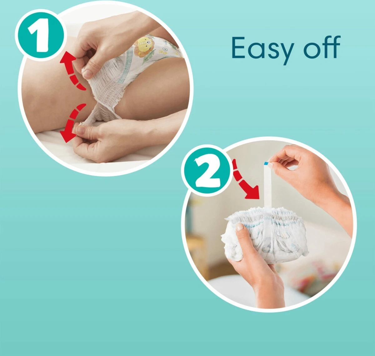 Pampers® Pampers Baby Dry Pants Maat 6 - 44 Luierbroekjes - Afbeelding 3