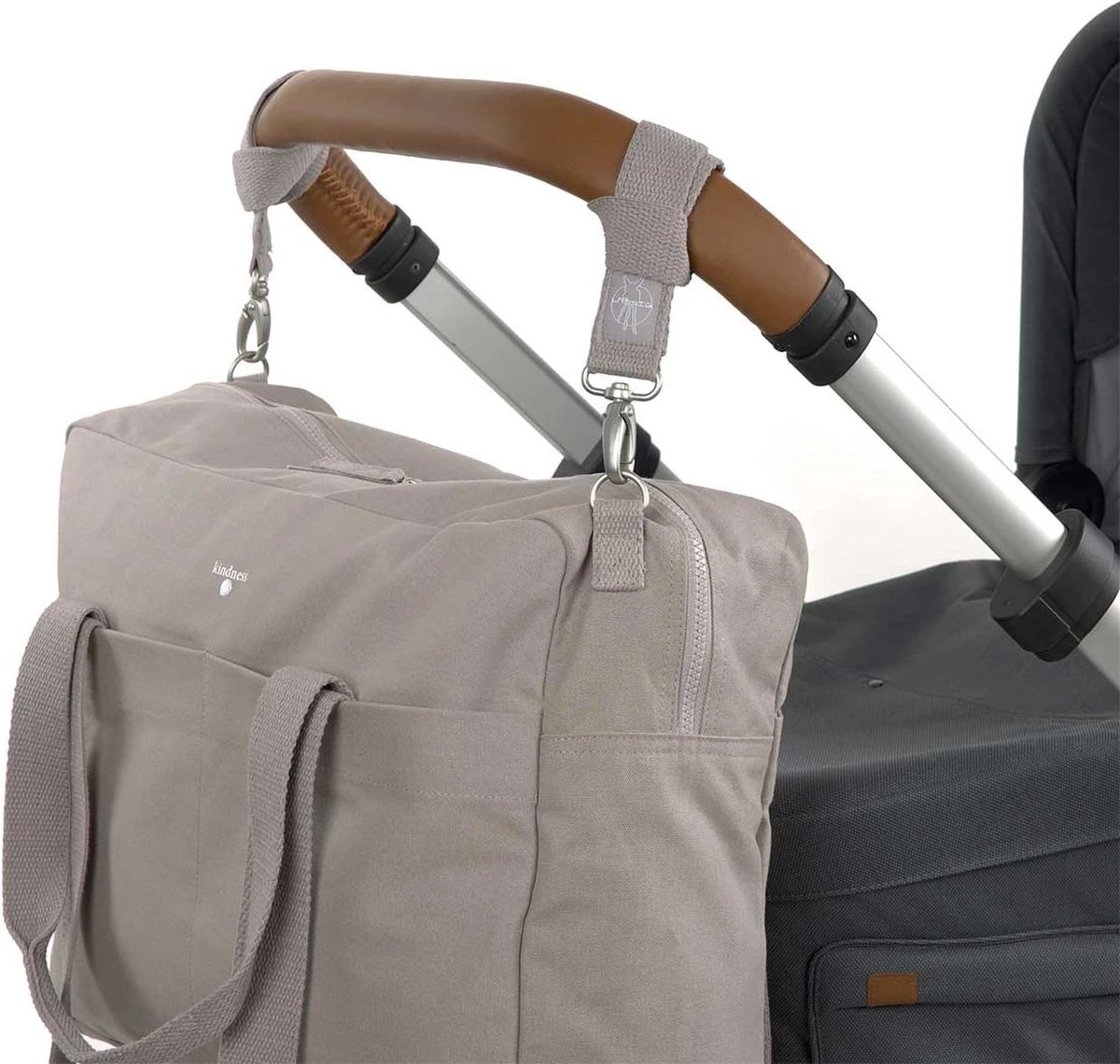 Lässig Green Label Luiertas Cotton Essential Taupe - Afbeelding 9