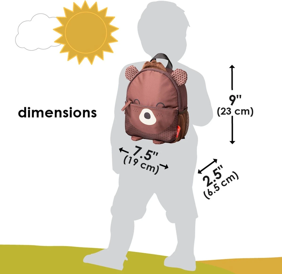 Kindertuigje Met Looplijn - Rugzak Voor Peuter & Kleuter - Tuigje Kind - Rugzaktuigje - Beer - Afbeelding 8