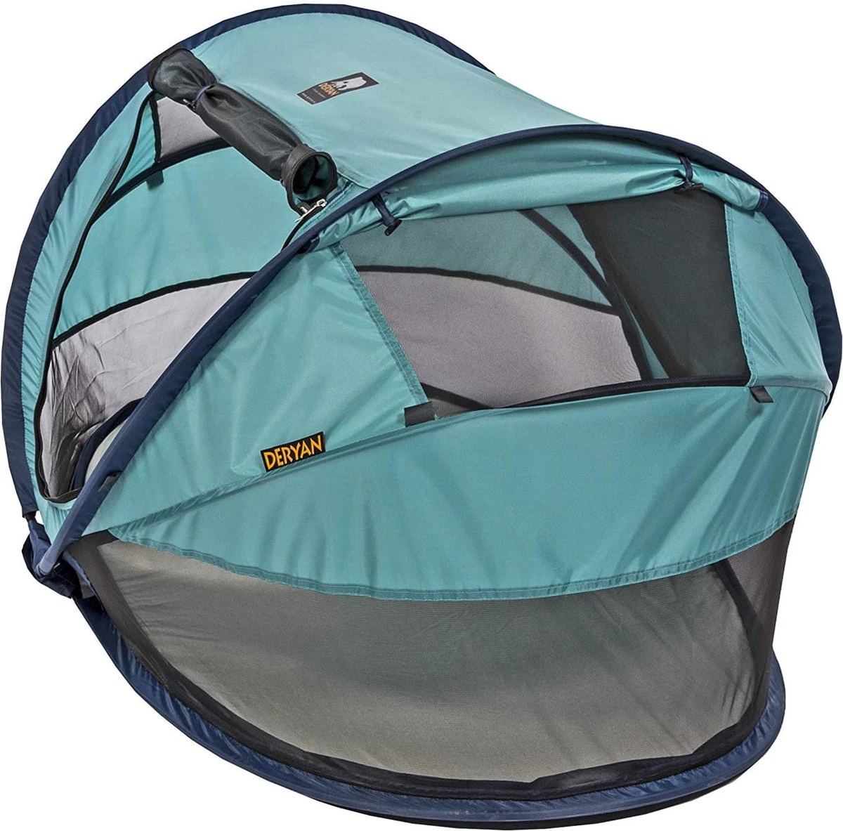 Deryan Peuter Luxe Campingbedje – Inclusief Zelfopblaasbare Matras - Ocean - Afbeelding 9