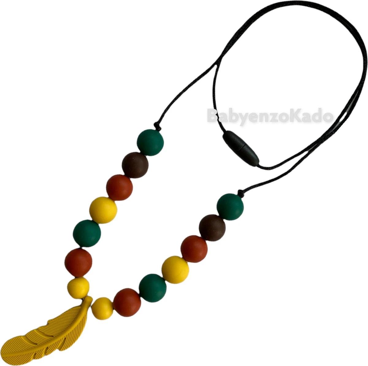 BabyenzoKado Jack Siliconen Bijtketting / Voedingsketting /mama Ketting - Afbeelding 2