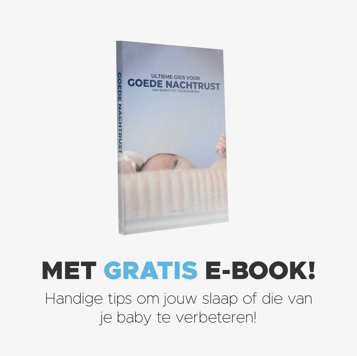 Baby Kussen Plat Hoofd - Slaapondersteuning Hoofdkussen - 0-12 Maanden - Orthopedisch - Inclusief E-book & Bestekset - Kraampakket - Kraamcadeau - Blauw - Afbeelding 5