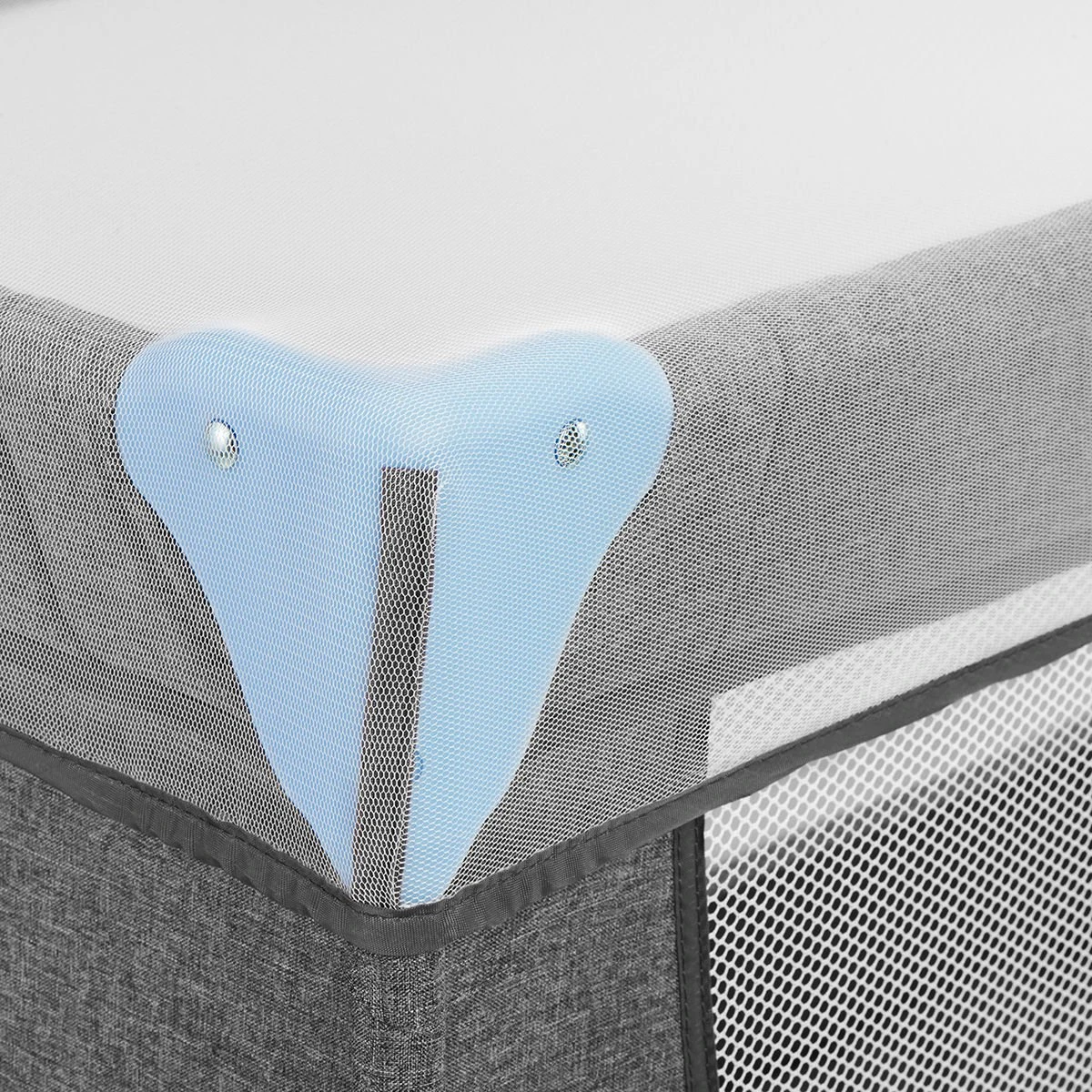 Kinderkraft Joy Luxe - Campingbed Met Schommelfunctie Blauw - Afbeelding 12