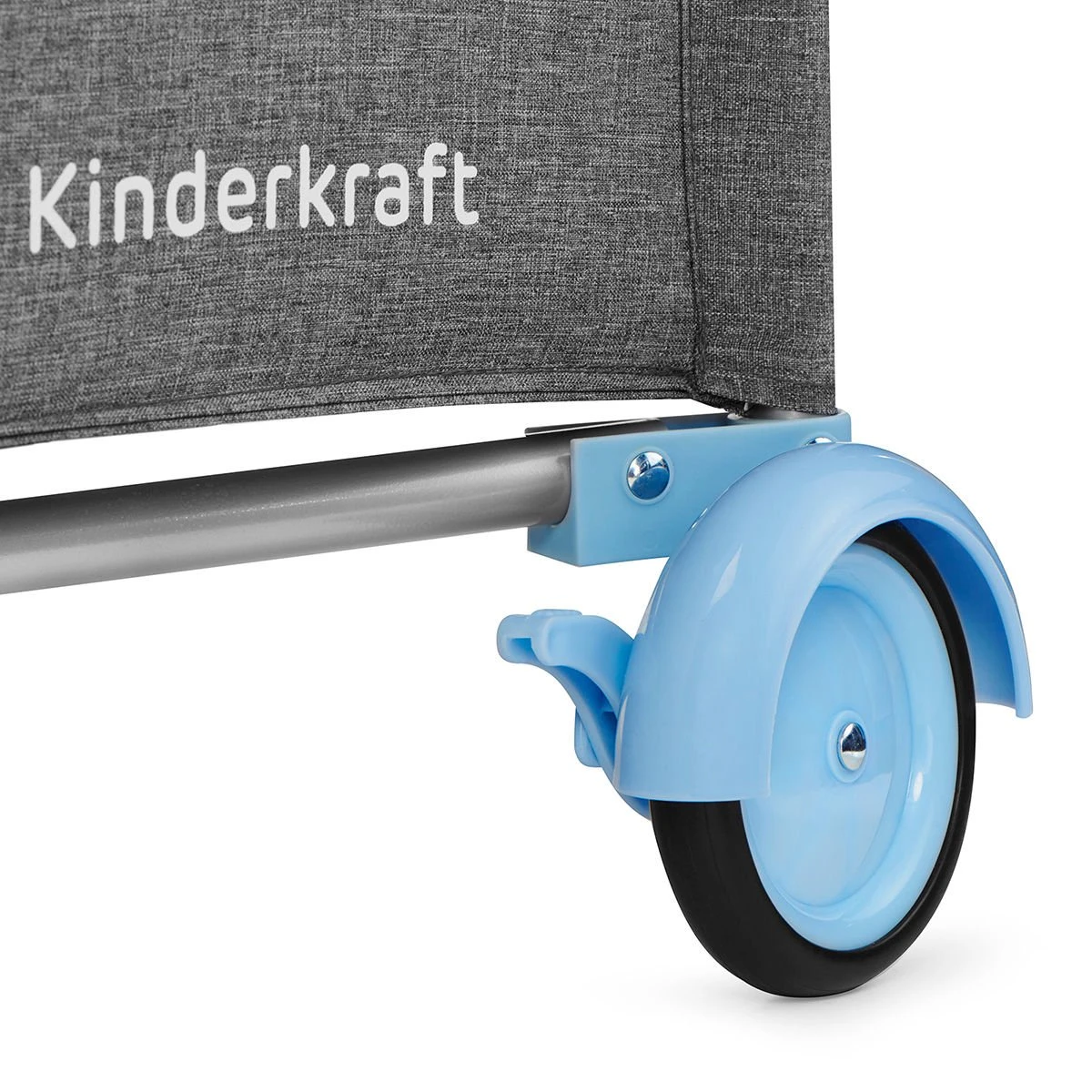 Kinderkraft Joy Luxe - Campingbed Met Schommelfunctie Blauw - Afbeelding 13