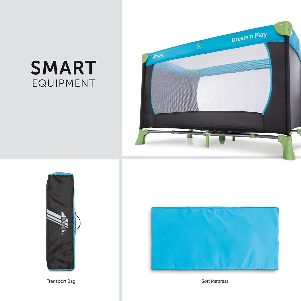 Hauck Dream N Play Campingbedje - Waterblue - Afbeelding 7