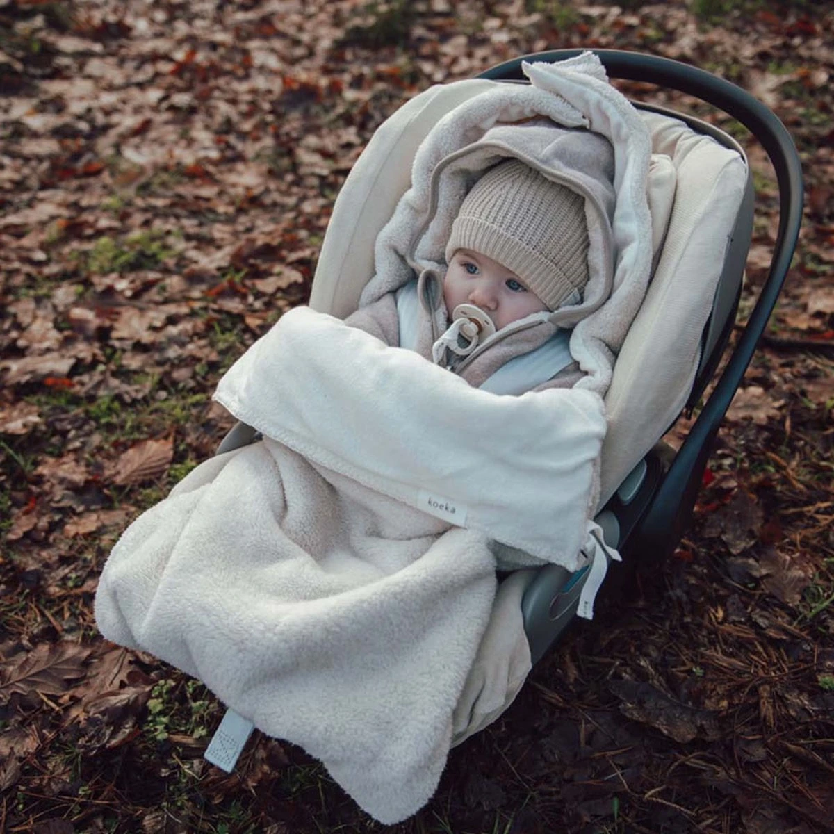 Koeka Voetenzak 0+ 3/5 Punts Teddy Malmo - Pebble - 0-6 Maanden - Afbeelding 2