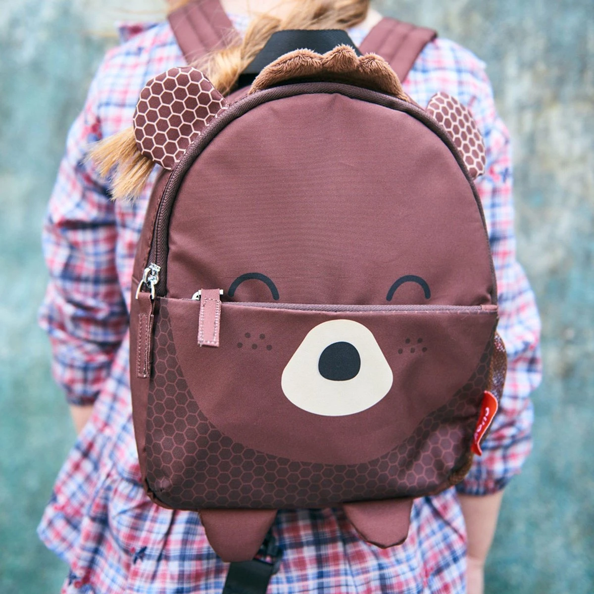 Kindertuigje Met Looplijn - Rugzak Voor Peuter & Kleuter - Tuigje Kind - Rugzaktuigje - Beer - Afbeelding 5