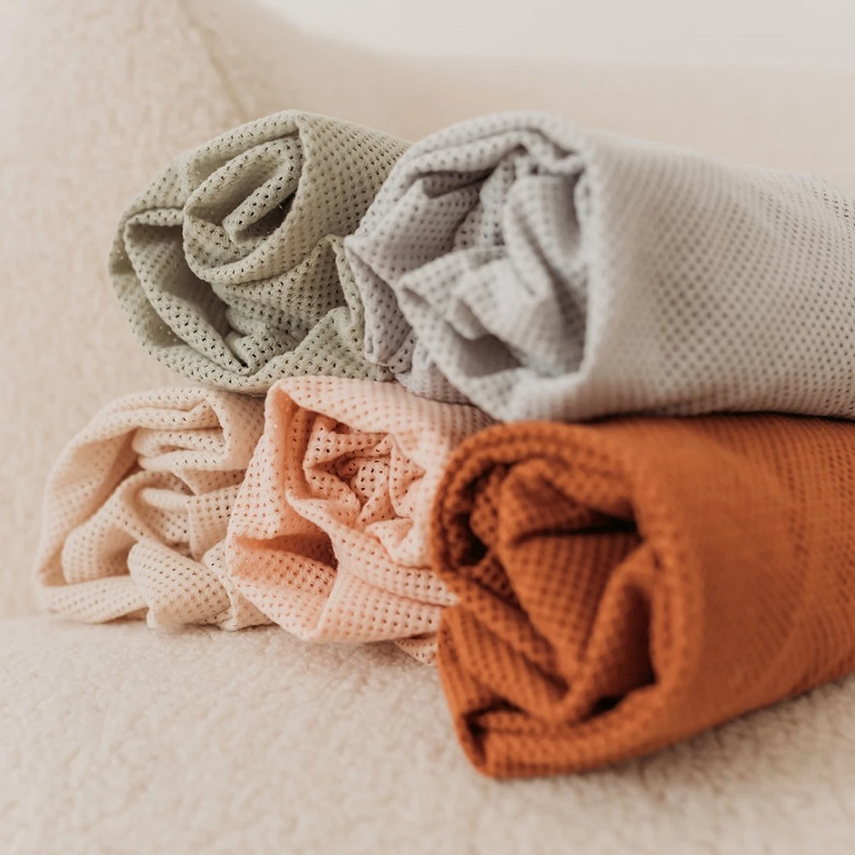 AeroSleep® Hoeslaken - Bed - 120 X 60 Cm - Stone - Afbeelding 6