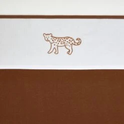 Meyco Cheetah Animal Wieglaken - Camel - 75x100cm