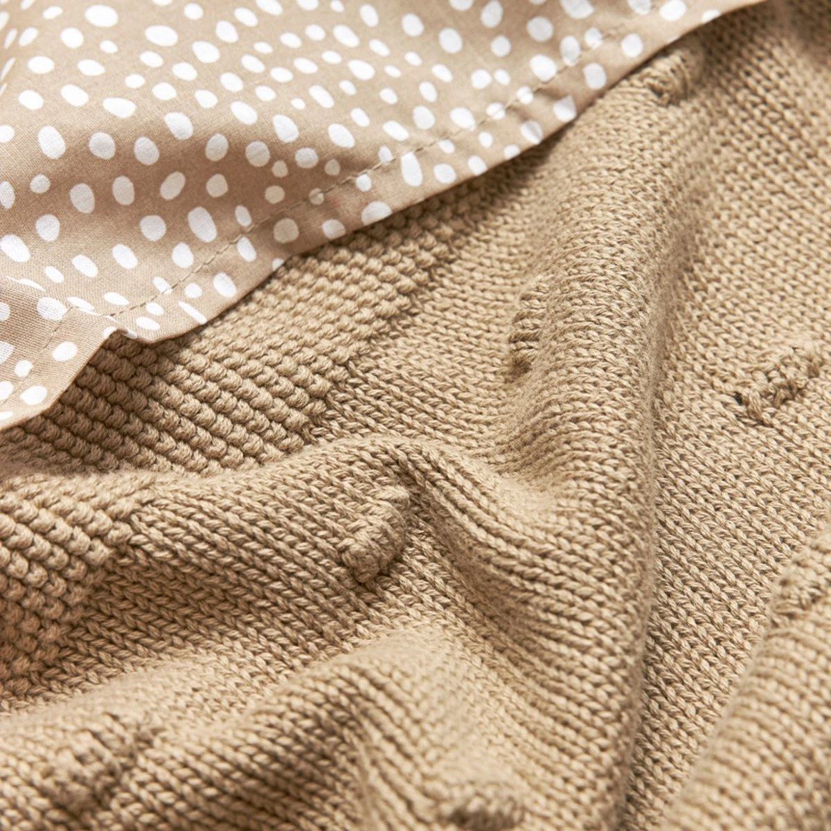 Meyco Cheetah/Uni Ledikant Laken - 2-Pack - Taupe - 100x150cm - Afbeelding 4