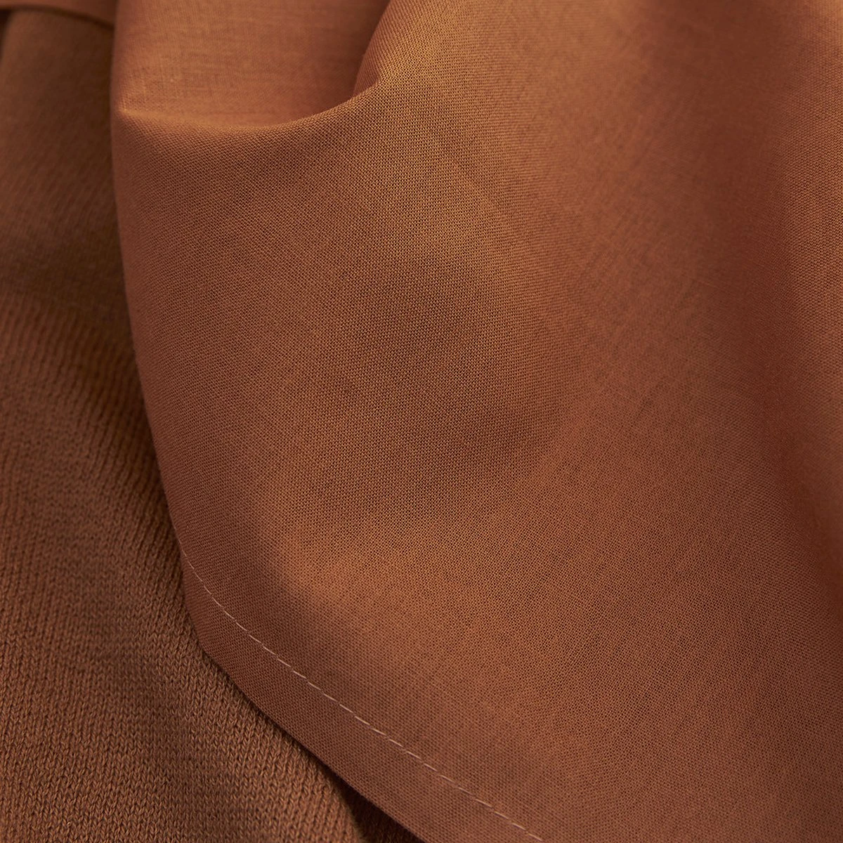 Meyco Uni Wieglaken 2-pack - Camel/warm Sand - 75x100 Cm - Afbeelding 5