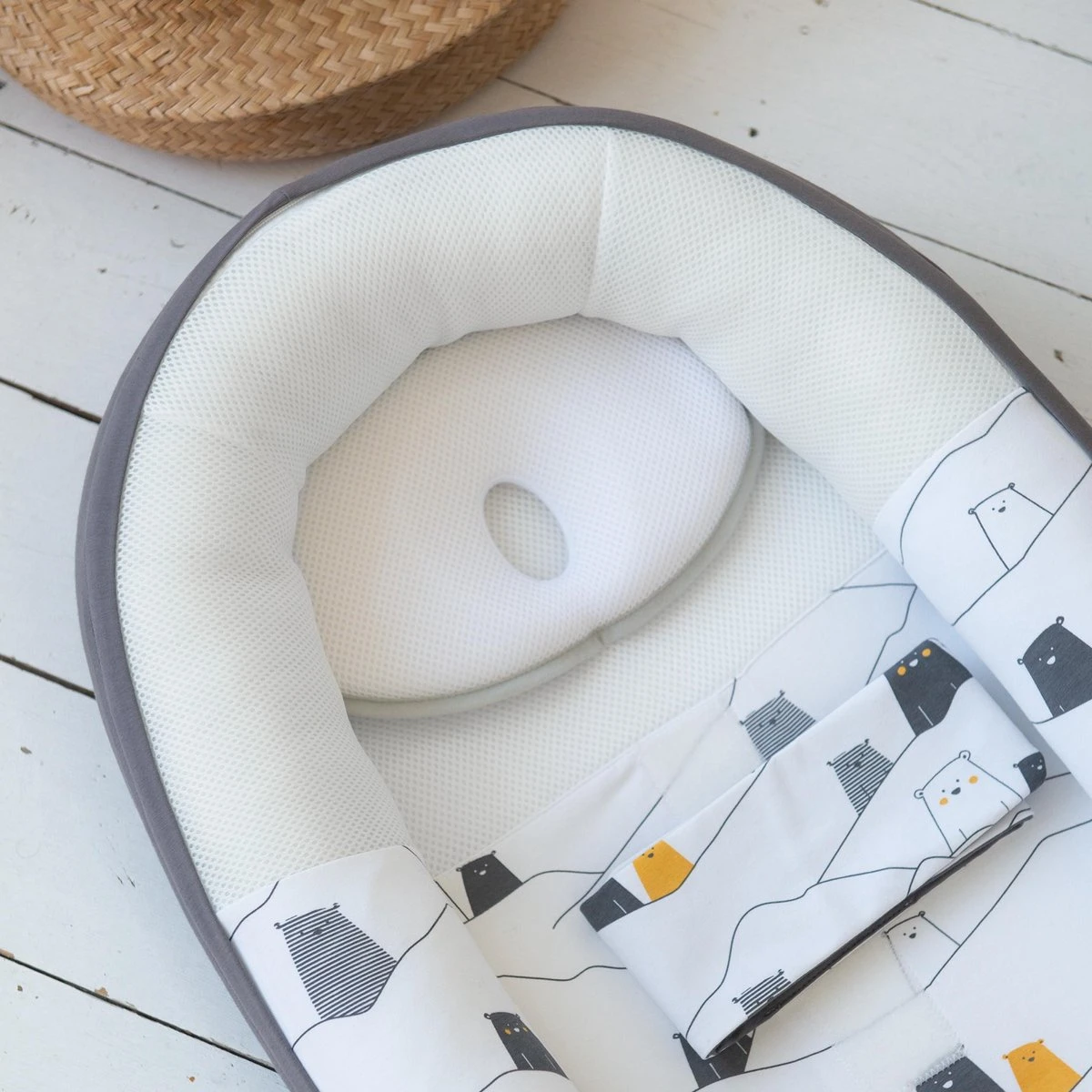 Doomoo Basics Baby Pillow - Klein Ergonomisch Hoofdkussentje - Afbeelding 5